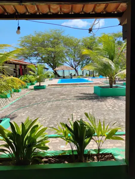 Churrasqueira com vista para a praia