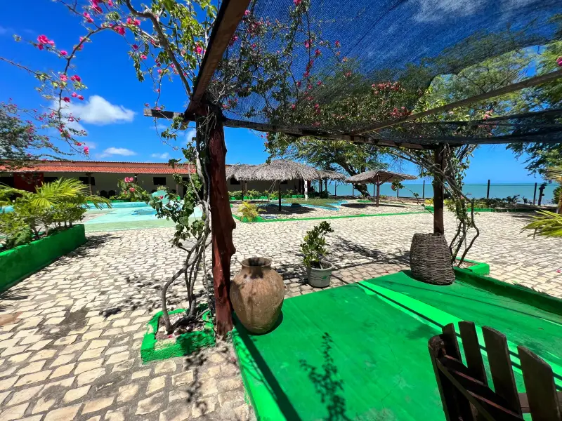 Área ao ar livre do restaurante para eventos