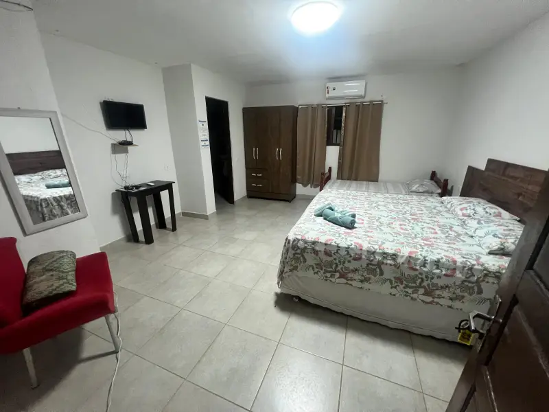 Suíte Casal com ar-condicionado